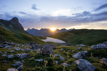 Rappensee bei Sonnenuntergang, Bayern, Deutschland - MALF00072