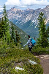 Hiking scenes in the beautiful North Cascades wilderness. - CAVF88547