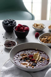 Healthy acai bowls with ingredients - ADSF13009