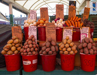Auf dem Markt verkaufte Kartoffeln - RUNF04111