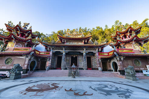 Taiwan, Bezirk Nantou, Longfeng-Tempel in der Sun Moon Lake National Scenic Area - RUNF04142