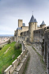 Medieval fortified city of Carcassonne, Languedoc-Roussillon, France - XCF00303