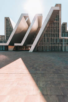 Contemporary skyscrapers in Zaragoza during sunny clear day - ADSF15602