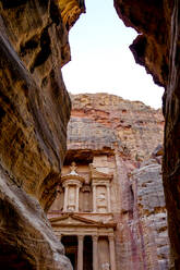 Die Schatzkammer der antiken Ruinenstadt Petra, Jordanien - CAVF88979