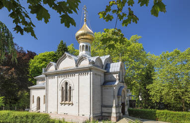 Russische Kirche, Baden-Baden, Schwarzwald, Baden Württemberg, Deutschland, Europa - RHPLF17523