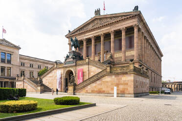 Alte Nationalgalerie Museum für historische Malerei auf der Museumsinsel, UNESCO-Welterbe, Berlin, Deutschland, Europa - RHPLF17603