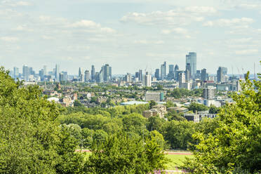 The view from Primrose Hill, London, England, United Kingdom, Europe - RHPLF17757