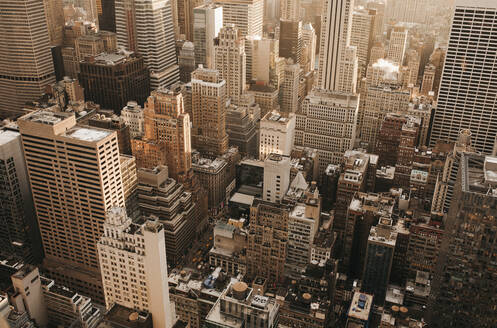 Luftaufnahme Hochhäuser, New York City, New York, USA - FSIF05235