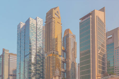 Modern buildings against clear sky in city  - LCUF00124