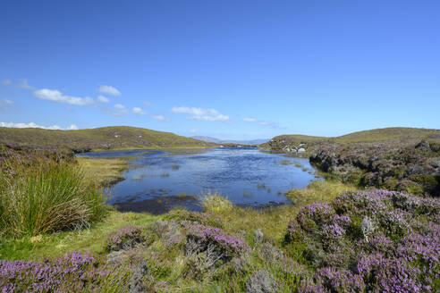 UK, Schottland, Moorlandsee auf der Insel Scalpay - ELF02234