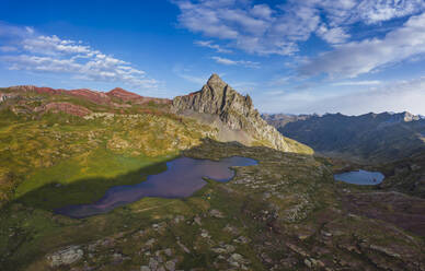 Lake against mountain at Ibones of Anayet - RSGF00380