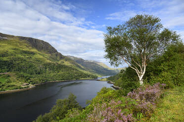 Scenic view of Loch Leven in Scottish Highlands - ELF02279