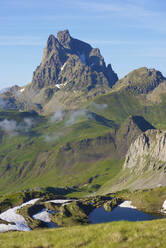 Midi Ossau Peak in Ossau Valley, Pyrenees in France. - CAVF89828