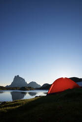 Midi D`Ossau Peak in Ossau Valley, Pyrenees in France. - CAVF90085