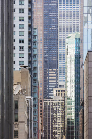 Modern buildings in Chicago, USA stock photo