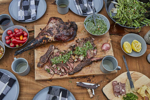 Sommerlicher Grillaufstrich mit Steak, Wild und Chimichurri - CAVF90187