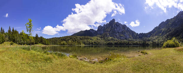 Laudachsee im Sommer mit dem Grunberg im Hintergrund - WWF05512