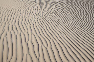 Natürliche Wellenmuster auf den Cadiz-Dünen in der Mojave-Wüste, Südkalifornien, USA - BCDF00483