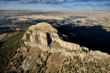 USA, Colorado, Luftaufnahme von Fishers Peak in den Rocky Mountains - BCDF00510