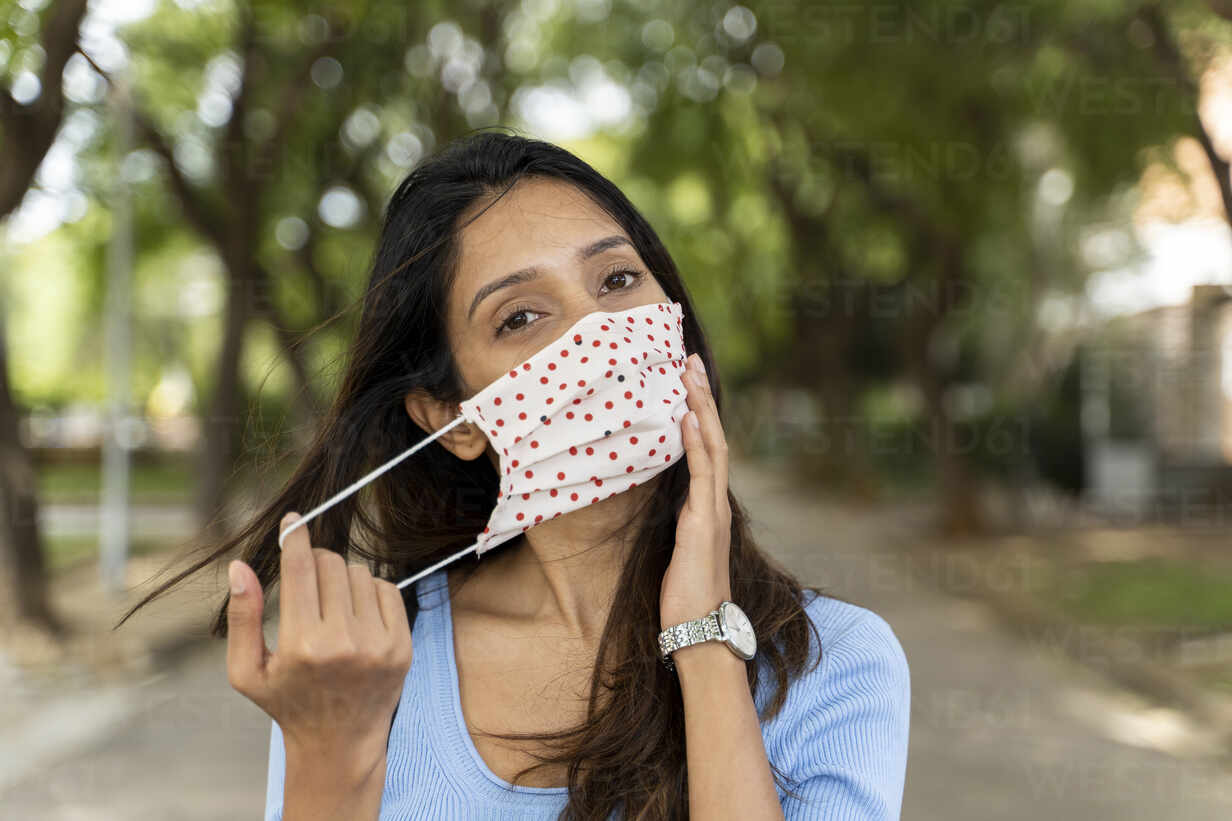 Beautiful Woman Face Mask