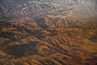 Above a Bizarre Landscape From A Plane - CAVF90275