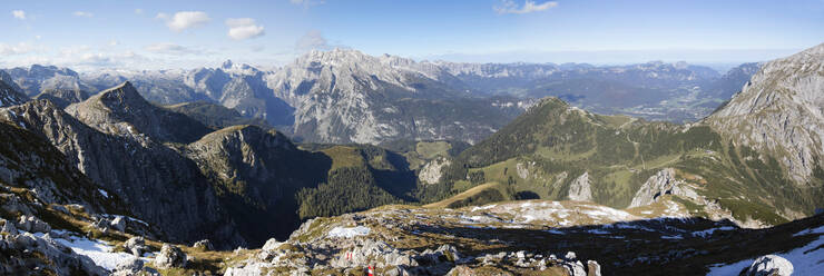 Panorama of landscape surrounding Watzmann Glacier - ZCF00998