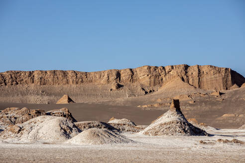 Das Amphitheater im Valle de le Luna, Nationalreservat Los Flamencos, Region Antofagasta, Chile, Südamerika - RHPLF17895