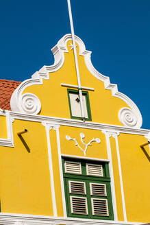 Bunte Gebäude, Architektur in der Hauptstadt Willemstad, UNESCO-Weltkulturerbe, Curacao, ABC-Inseln, Niederländische Antillen, Karibik, Mittelamerika - RHPLF18012