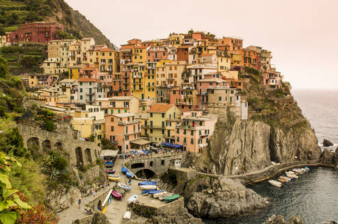 Manarola, Cinque Terre, UNESCO-Weltkulturerbe, Ligurien, Italien, Europa - RHPLF18216