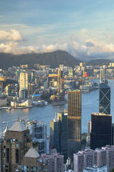 Skyline of Hong Kong Island and Kowloon, Hong Kong, China, Asia - RHPLF18236