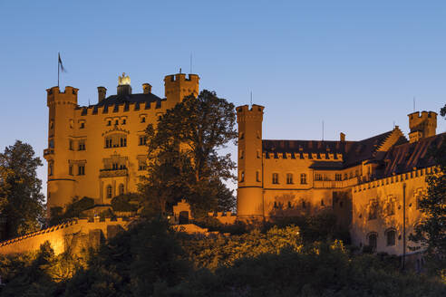 Schloss Hohenschwangau, Schwangau, Allgau, Schwaben, Bayern, Deutschland, Europa - RHPLF18349