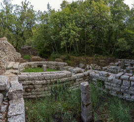 Albania, Vlore County, Butrint, Remains of ancient Roman city - MAMF01397