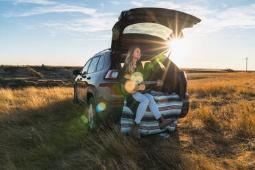 Guitarist Playing Music in the Country - CAVF90716