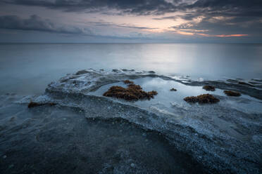 Evening seascape taken on St. Andrew beach near Ierapetra, Crete. - CAVF90855