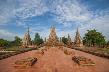 Die alte Tempelanlage Wat Chaiwatthanaram in Ayutthaya - CAVF91021
