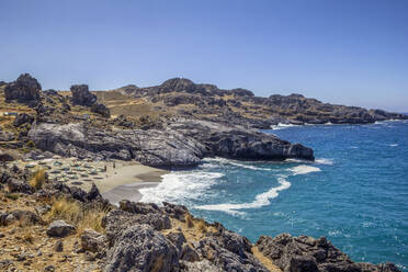 Griechenland, Kreta, Plakias, Ammoudia Strand im Sommer - MAMF01451