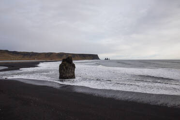 Black sand beach of Reynisfjara, Iceland - CAVF91294