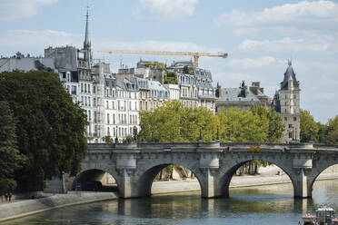 Fluss Seine, Palais de la Cite, Paris, Ile-de-France, Frankreich, Europa - RHPLF18423