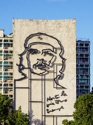 Che Guevara-Denkmal auf der Plaza de la Revolucion (Revolutionsplatz), Havanna, Provinz La Habana, Kuba, Westindien, Mittelamerika - RHPLF18468