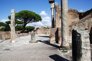 Forum Thermalbäder, Ostia Antica, Latium, Italien, Europa - RHPLF18502