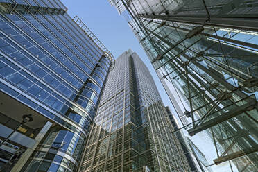 20 Canada Square McGraw Hill Gebäude, Citibank Tower und Canada Place Einkaufszentrum, Docklands, London, England, Vereinigtes Königreich, Europa - RHPLF18571
