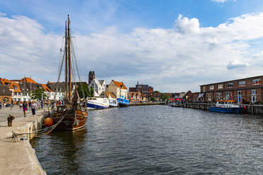 Harbour of the Hanseatic city of Wismar, UNESCO World Heritage Site, Mecklenburg-Vorpommern, Germany, Europe - RHPLF18799