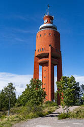 Alter Wasserturm, der jetzt eine Aussichtsplattform ist, Hanko, Südfinnland, Europa - RHPLF18821