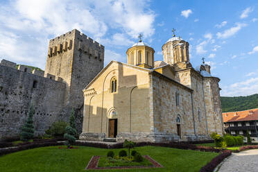Befestigtes Manasija-Kloster, Serbien, Europa - RHPLF18858