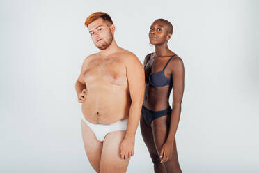 Underwear Couple Personalized Upload Photo Portrait Portrait N304