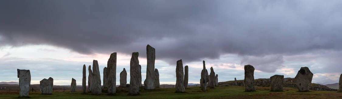 Callanish Standing Stones, Isle of Lewis, Äußere Hebriden, Schottland, Vereinigtes Königreich - MINF15682