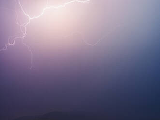Lightning bolts in dramatic stormy sky - FSIF05592
