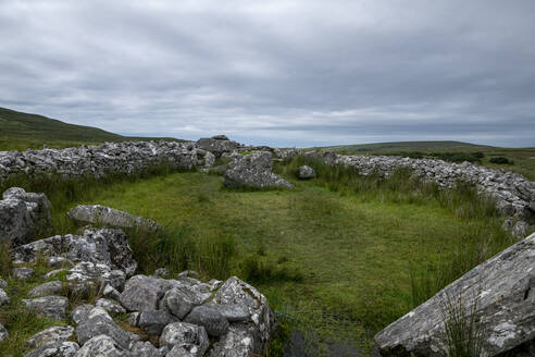 Republic of Ireland, County Donegal, Megalithic Cloghanmore tomb - BIGF00085