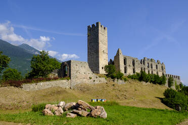 Italien, Trentino, Spormaggiore, Ruinen von Castel Belfort - LBF03317