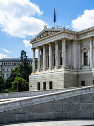 Österreich, Wien, Parlamentsgebäude - AMF09014